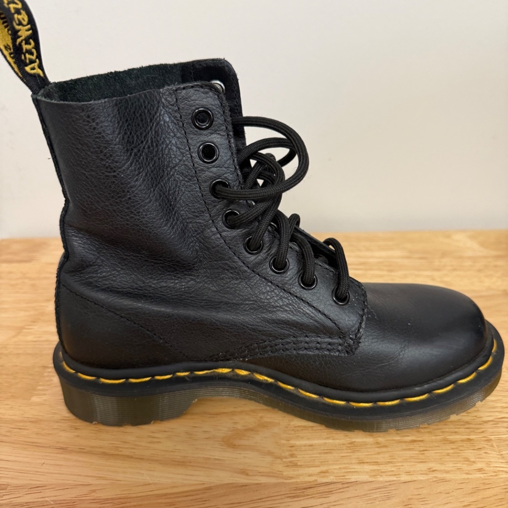 Dr. Martens Black Pascal Combat Boots - Size 5 - Picture 2 of 10